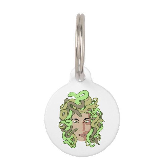 Placa Para Mascotas Medusa (Anverso)