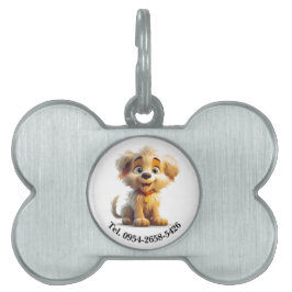 Placa Para Mascotas Mejor Amigo de Furry para siempre