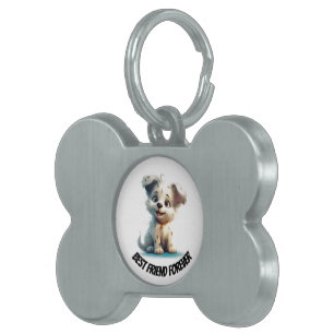Placa Para Mascotas Mejor amigo peludo para siempre