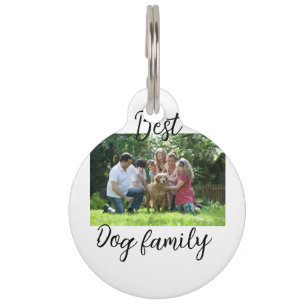 Placa Para Mascotas Mejor familia de perros mamá papá mascota amigo an