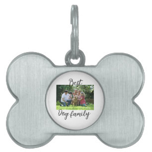 Placa Para Mascotas Mejor familia de perros mamá papá mascota amigo an