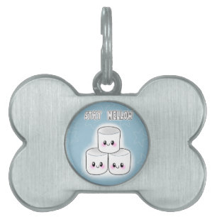 Placa Para Mascotas Melcocha suave de la estancia