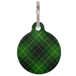 Placa Para Mascotas Melocotonería tartan de MacArthur