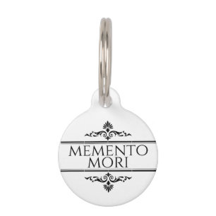 Placa Para Mascotas Memento Mori