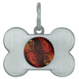 Placa Para Mascotas Metamorfosis Arte abstracto