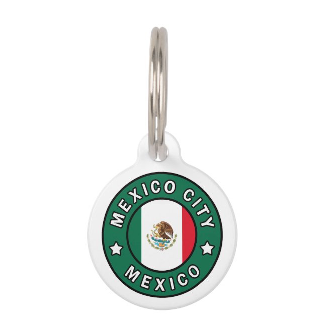 Placa Para Mascotas México D.F. (Anverso)