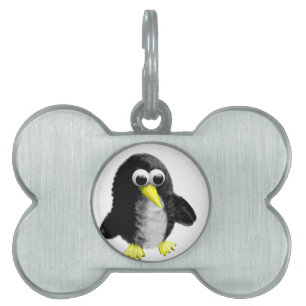 Placa Para Mascotas Mi amigo el pingüino