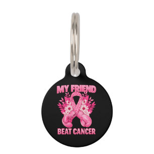 Placa Para Mascotas Mi amigo venció el cáncer