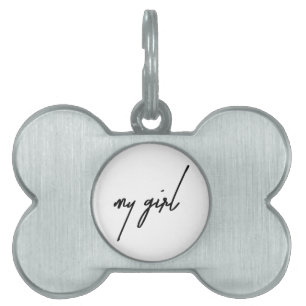 Placa Para Mascotas Mi chica