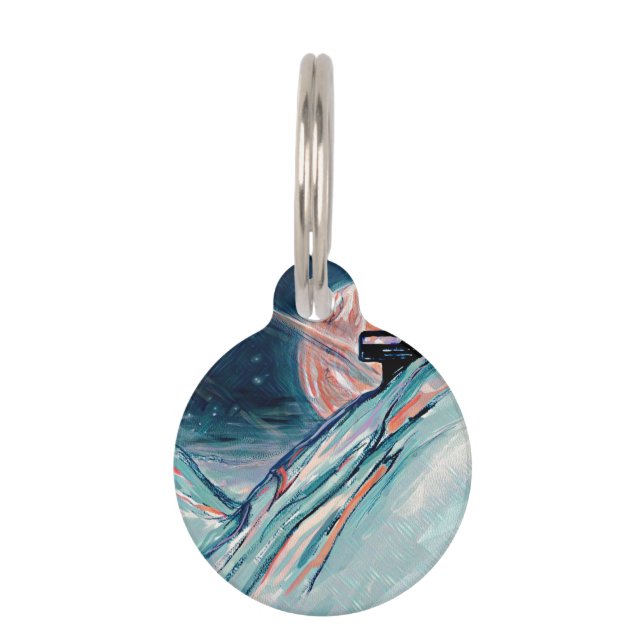 Placa Para Mascotas Mi futuro hogar en el espacio (Anverso)