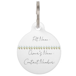 Placa Para Mascotas Mi Mascota Dogo-Cat