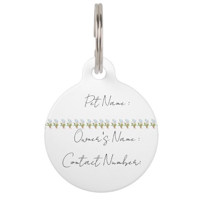 Placa Para Mascotas Mi Mascota Dogo-Cat (Anverso)