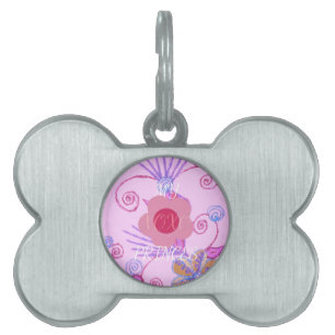 Placa Para Mascotas Mi pequeña Princesa: Inspiradora la vendora rosa d
