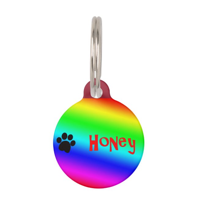 Placa Para Mascotas Miel (Reverso)
