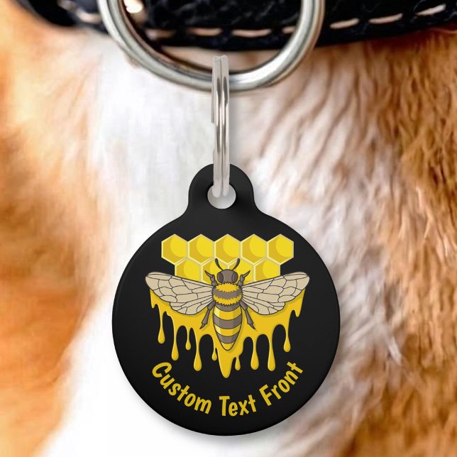 Placa Para Mascotas Miel de Colmena de Abejas (Subido por el creador)