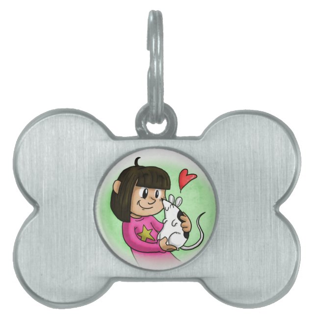 Placa Para Mascotas Millie y magdalena (Frente)