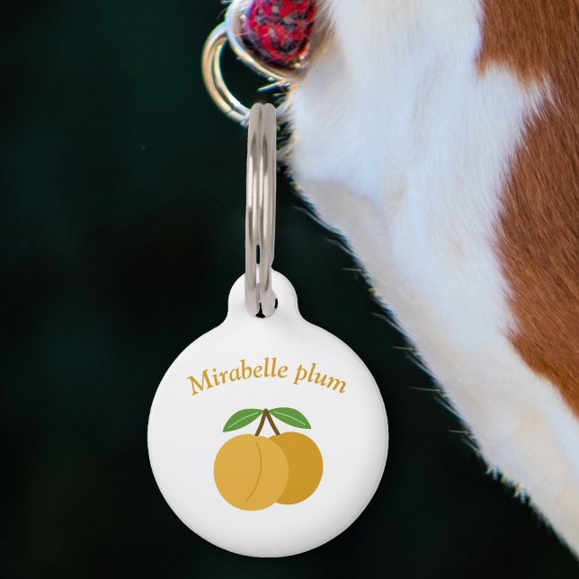 Placa Para Mascotas Mirabelle Plum Tag (Mirabelle Plum Pet Tag)