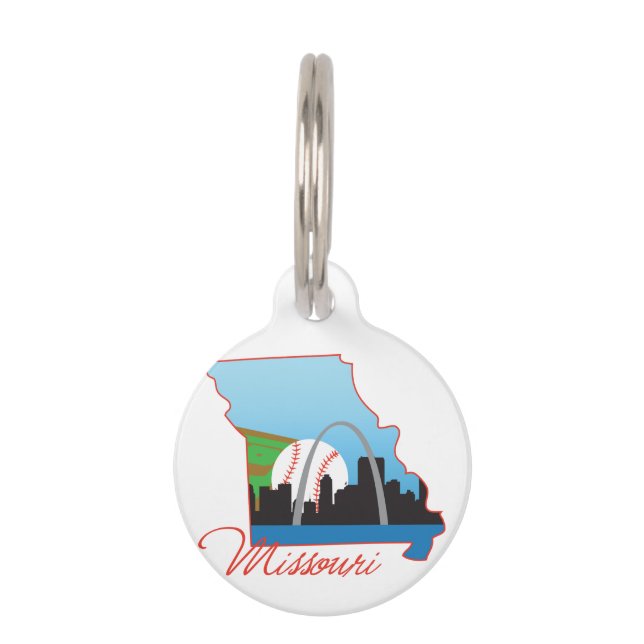 Placa Para Mascotas Misuri (Anverso)