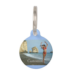 Placa Para Mascotas Modelo bikini bailando Thunder_Cove