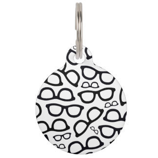 Placa Para Mascotas Modelo elegante de los vidrios