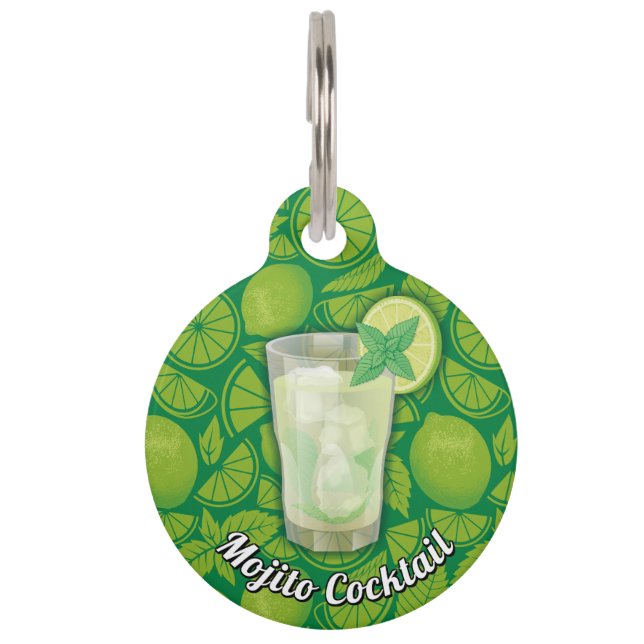 Placa Para Mascotas Mojito (Anverso)