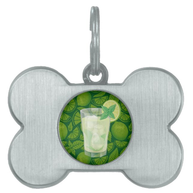 Placa Para Mascotas Mojito (Frente)