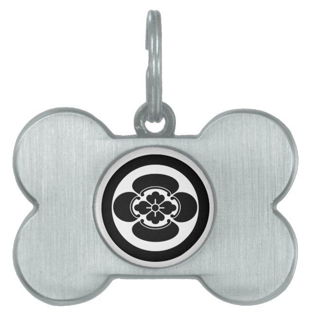 Placa Para Mascotas Mokko en un círculo (Frente)