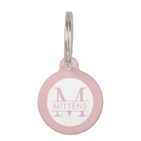 Monograma personalizado rosa Girly