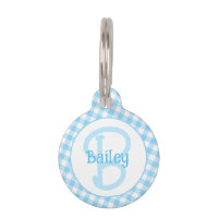 Monograma Preppy Blue Gingham