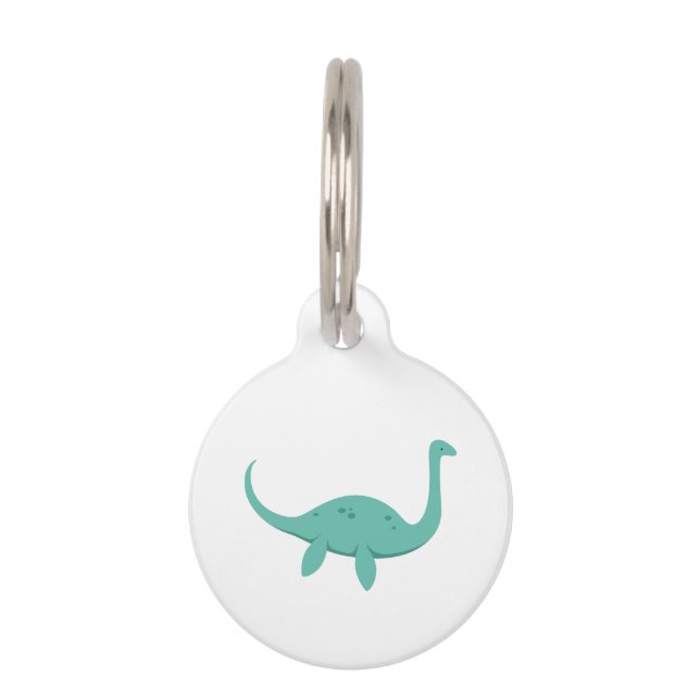 Placa Para Mascotas Monstruo de Loch Ness (Anverso)