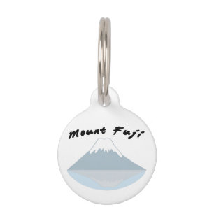 Placa Para Mascotas Monte Fuji