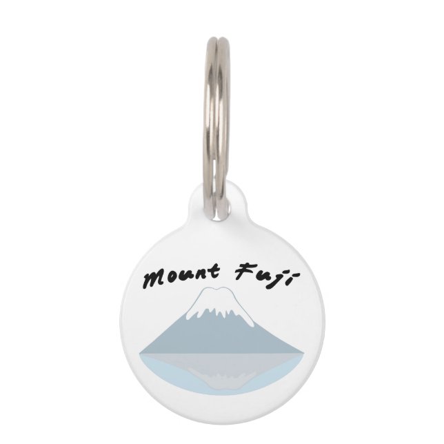 Placa Para Mascotas Monte Fuji (Anverso)