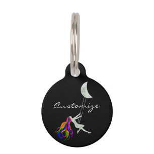 Placa Para Mascotas Moon Swinging Redhead Thunder_Cove