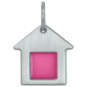 Placa Para Mascotas Morado de color de verano primavera
