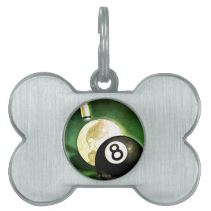 Placa Para Mascotas Mundo como bola de señal