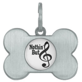 Placa Para Mascotas Nada pero triple