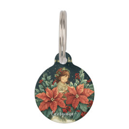 Placa Para Mascotas Natividad bíblica personalizada niño y verso