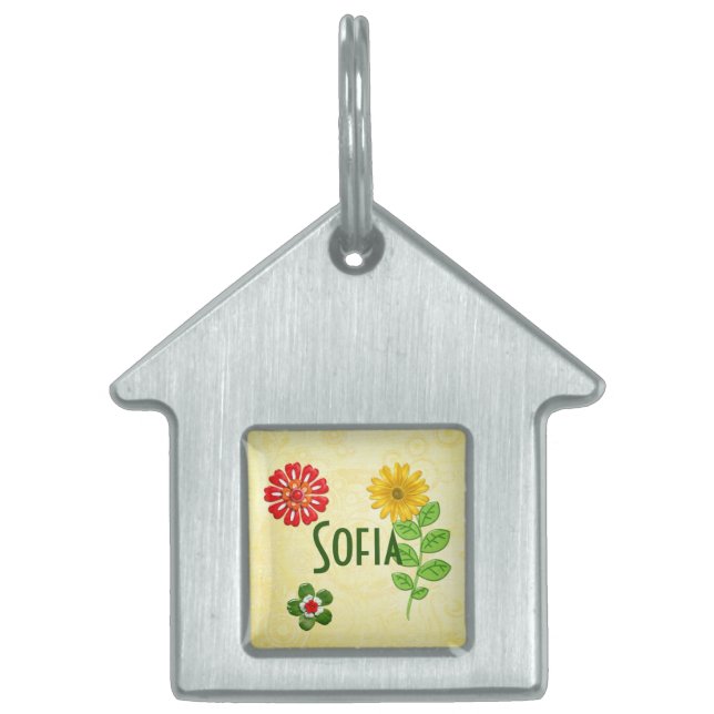 Placa Para Mascotas Naturas Bounty Jeweld PERSONALIZADAS (Frente)