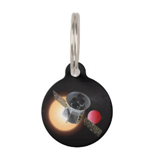 Placa Para Mascotas Nave espacial TESS Planet Hunter