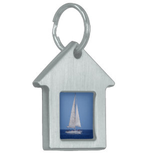 Placa Para Mascotas Navegación en el azul de océano
