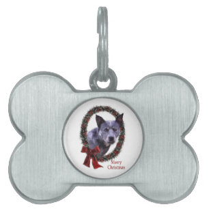 Placa Para Mascotas Navidades de ganado vacuno de Australia