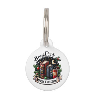 Placa Para Mascotas Navidades del Club del Libro