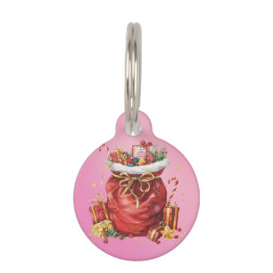 Placa Para Mascotas Navidades festivos obsequios con regalos