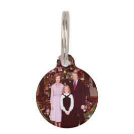 Placa Para Mascotas Navidades Presidente James Jimmy Carter Casa Blanc