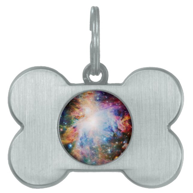 Placa Para Mascotas Nebulosa (Frente)