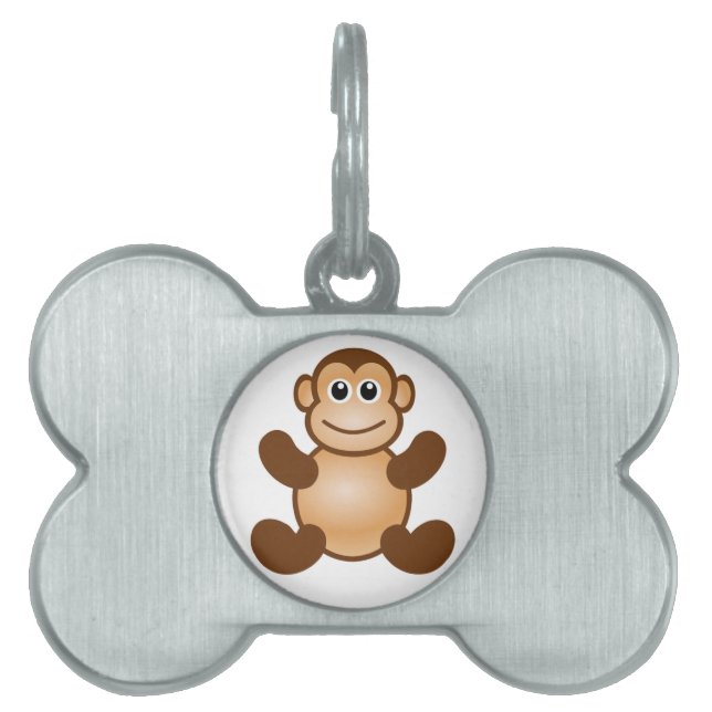 PLACA PARA MASCOTAS NEGOCIO DE MONKEY (Frente)