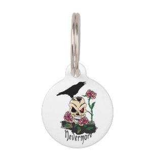 Placa Para Mascotas Nevermore Raven