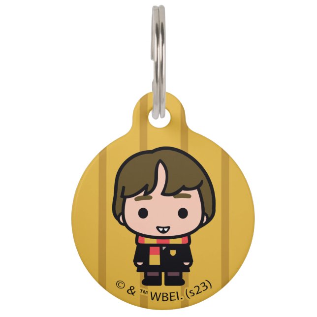 Placa Para Mascotas Neville Longbottom Cartoon Character Art (Anverso)