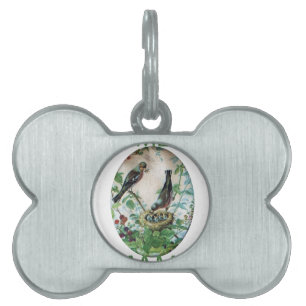 Placa Para Mascotas Nido de alegría: El amor de la familia por el jove
