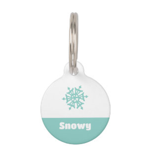 Placa Para Mascotas Nieve